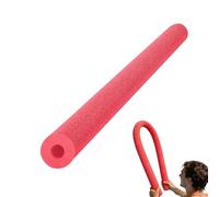 Vibrant Swim Float Rod, Lightweight Water Training Tube Device, Flexible Structure with Floating Noodle, Soft Foam Tube for Swimming Support Practice, Pool Toy with Rainbow Stripe Style, Water