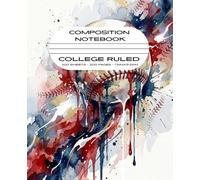 Vibrant Youth Baseball Composition Notebook 7.5"x9.25" composition notebook size • 200 pages (100 sheets) • College-ruled • Sports • Back to School: A ... Writing, Game Plans and Everyday Thoughts