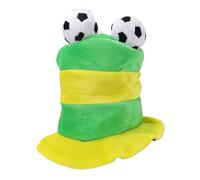 Vibrante Cappello da Costume da Pallone da Calcio per Giornate di Gioco e Feste a Tema - Tessuto Resistente con Design Accattivante - Taglia Unica per la Maggior Parte (GREEN)