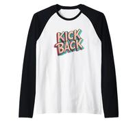 Vibrante Kick Back Statement Costume per ragazzi e ragazze Maglia con Maniche Raglan