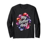 Vibrante Liquido Splatter My Better Half Maglia a Manica