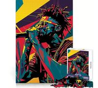 Vibrante performance rap Ar Puzzle da 1000 pezzi per adolescenti Forza della memoria Riposo Fuga Fine Taglio Sorpresa festiva (50x75cm)