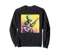 Vibrante Rock the Galaxy con questo fantastico chitarrista alieno Felpa