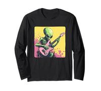 Vibrante Rock the Galaxy con questo fantastico chitarrista alieno Maglia a Manica
