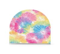 Vibrante Tie-dye Color Explosion Design Acrilico portatovaglioli da cocktail per bagno, ristorante distributore di tovaglioli autoportante moderno arredamento per la casa per picnic Bar Rustico