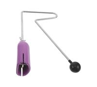 Vibraslap Latino Portatile Piccolo Percussione, Ritmo Preciso Viola | Metallo e Plastica, Assemblaggio Rapido, Vibrazione Continua, per Palco Interno e Insegnamento in Aula