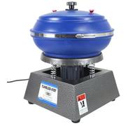 Vibrating Polisher, Electric Vibrating Machine, Multi-Purpose Polishing Equipment for Rocks, Coins, Jewellery and Metal Parts, High Load Capacity 6.2L