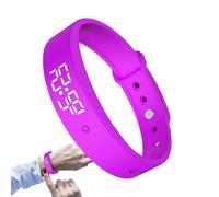 Vibrating Wrist Alarm - Clock Activity Tracker Reminder Band | Silent Digital Wristband Timer Design Rechargeable Fitness Reminder Watch for Medication, Drinking, Travel, Adults, Teens