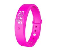 Vibrating Wrist Alarm - Clock Activity Tracker Reminder Band | Silent Digital Wristband Timer Design Rechargeable Fitness Reminder Watch for Medication, Drinking, Travel, Adults, Teens