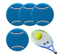 Vibration Damper per racchetta da tennis, 4 x simpatici assorbenti di urti compatte | Ammortizzatore di vibrazioni da tennis, accessori da tennis portatili, ammortizzatore per racchette da padre