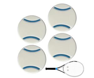 Vibration Damper per racchetta da tennis, 4 x simpatici assorbenti di urti compatte | Ammortizzatore di vibrazioni da tennis, da tennis portatili, ammortizzatore per racchette da padre