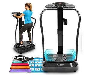 Vibration Plate Pro Model Upgraded Design with Silent Motors Comes with Built in