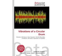 Vibrations of a Circular Drum: Vibration, Membrane, Wave Equation, Dirichlet Boundary Conditions, Derivative, Separation of Variables