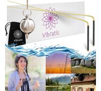 Vibratis Bacchette Professionali per cercatore e Pendolo divinatorio, Confezione Ideale per Iniziare la radiestesia [◕