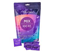 VIBRATISSIMO preservativi 100 pezzi | Nature, Color o Mix | extra lubrificati
