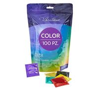 VIBRATISSIMO Preservativi Colorati Confezione da 100 Ultra Sensibili e Extra