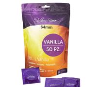 VIBRATISSIMO Preservativi Premium XXL Vaniglia Confezione da 50 per Uomini I