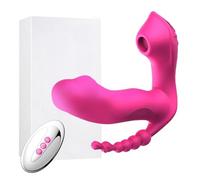 Vibratore 3 IN 1 Clitoris Vibrator 7 Mode Vibrating Anal Vagina Stimulator Wearable Oral Sex Toys For Women