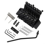 Vibratore a 7 corde per ponte con borchie di montaggio argento (nero)