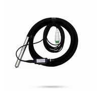 Vibratore a Immersione per Calcestruzzo, Made in Italy - Ago Vibrante Alta Frequenza Ø52, 10 m Cavo, 4 m Tubo Flessibile, - Compattatore Professionale Cemento professionale per cantieri edili