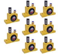 Vibratore a rotore di controllo pneumatico GT10 da 8 pezzi - Utensili pneumatici G 1/8" for l'industria alimentare e farmaceutica