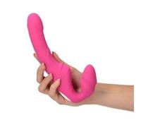 Vibratore anal indossabile dildo vibrante doppio vaginale realistico in silicone