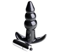 Vibratore Anale a Sfere Frisky Bubbly (Nero)