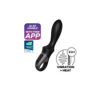 SATISFYER HEAT CLIMAX ANAL VIBRATOR APP - BLACK