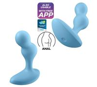 Vibratore anale Deep diver dilatatore indossabile in silicone butt plug vibrante