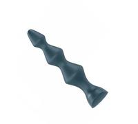 Vibratore anale dilatatore vibrante in silicone plug ricaricabile fallo a sfere