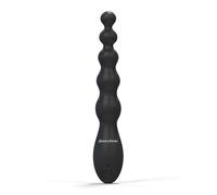 Vibratore anale dildo vibrante a sfere nero fallo plug anal butt morbido sex toy