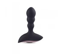 Vibratore anale fallo in silicone dildo prostata plug anal butt vibrante nero