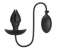 Pretty Love Manson Inflatable & Vibrating Anal Plug Black