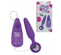 Vibratore anale piccolo dildo fallo liscio vibrante dilatatore plug in silicone