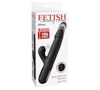 Fetish - Vibratore spingente a 3 motori (nero)