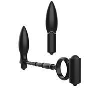 vibratore anale plug butt fallo dilatatore vibrante anello fallico ritardante