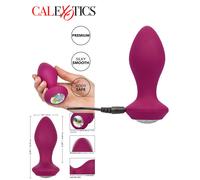 Vibratore anale plug in silicone con gioiello coda fallo anal butt impermeabile