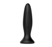 Baile Vibrators Plug anale Pulse Point vibrante ricaricabile in silicone nero