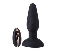 Vibratore anale ricaricabile dilatatore butt plug vibrante in silicone morbido