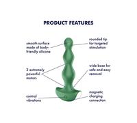 Vibratore anale satisfyer plug vibrante lolli plug 2 fallo