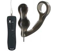 Vibratore anale stimolatore per prostata vibrante con anello fallico ritardante