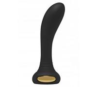 Vibratore anale Vaginale in silicone dildo fallo nero vibrante zara ricaricabile