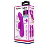 VIBRATORE ASPIRATORE STIMOLATORE CLITORIDEO VAGINALE RICARICABILE IN SILICONE