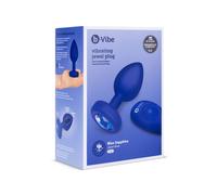 Vibratore B-Vibe Vibrating Jewel Azzurro Blu Marino L/XL