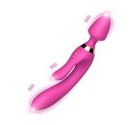 Vibratore bastoncino, Clitorale G Spot Anal Plug 3 in 1, Sex Toys per donna, Dildo stimolatore con 9 modalità vibranti, Massaggiatore per bastoncino vaginale impermeabile, Giocattolo