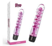 Vibratore Clitoride Glossy Lenny - TPE, 14 cm, Rosa