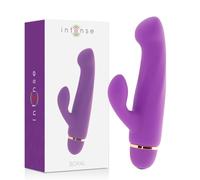 Vibratore Clitoride Intense Boral - Silicone, 20 Velocità, Lilla