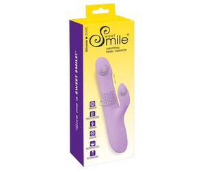 Vibratore con Stimolatore Clitorideo - Sweet Smile Thrusting Pearl