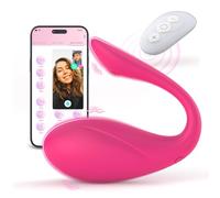Vibratore con Telecomando Sex Toys, Ovetto Vibrante Telecomando con APP con 10 Modalità di Vibrazione, Vibratore Donna Wireless Vibratori Squirting Punto G per Mutandine Vibranti Toys