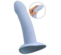 Vibratore con Ventosa Heart Blue per strap-on waterproof Dildo Stimolante Toys